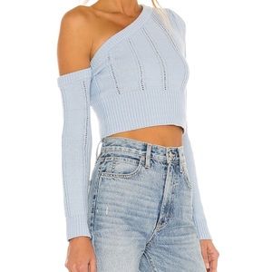 Majorelle Landau Sweater in Baby Blue